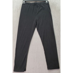 SO Capri Leggings Womens Medium Black‎ Perfectly Soft Elastic Waist Straight Leg